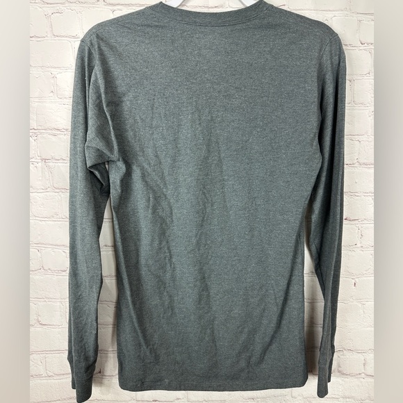 Champion Long Sleeve T-shirts gray script spell out sz S‎ - Picture 5 of 5